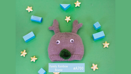 A700 Family Reindeer Beanie