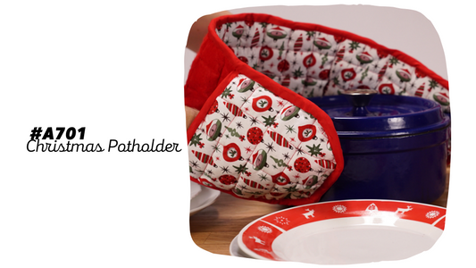 A701 Christmas Potholder