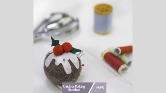 A703 Christmas Pudding Pincushion