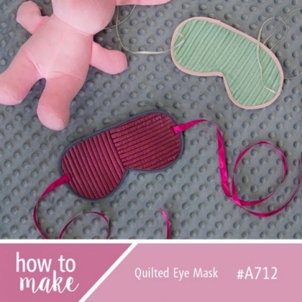 A712 Quilted Eye Mask