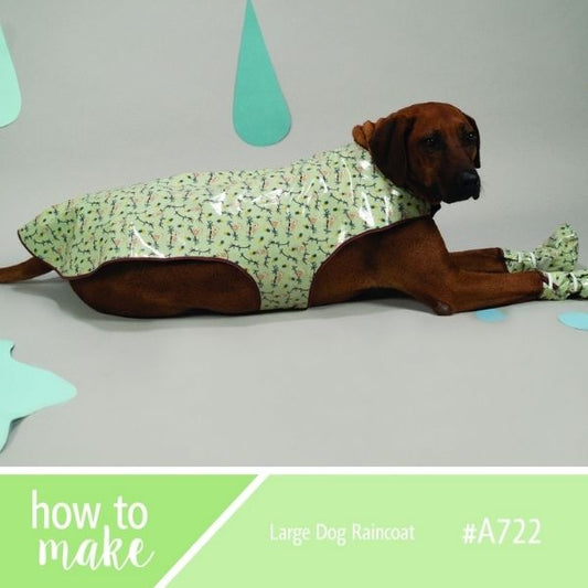 A722 Large Dog Raincoat