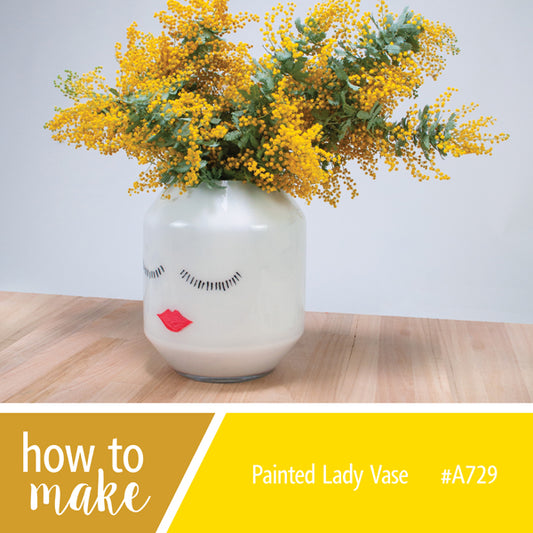 A729 Painted Lady Vase