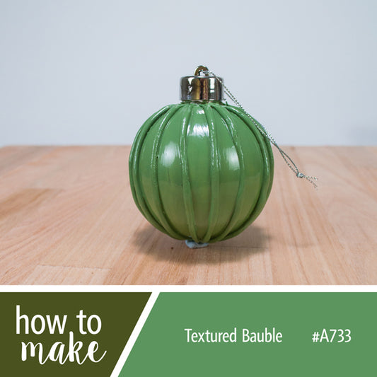 A733 Textured Bauble