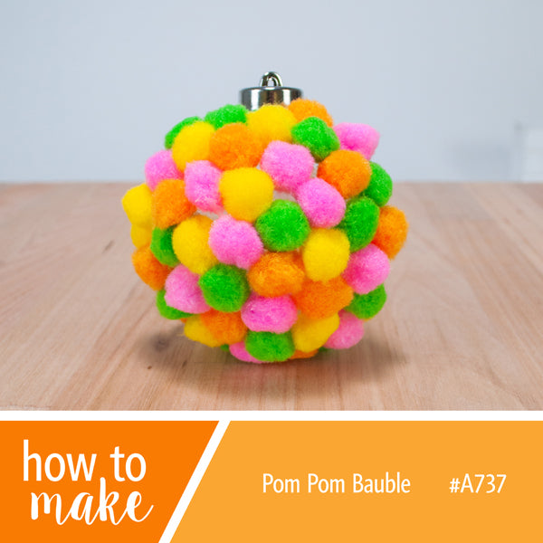 A737 Pom Pom Bauble