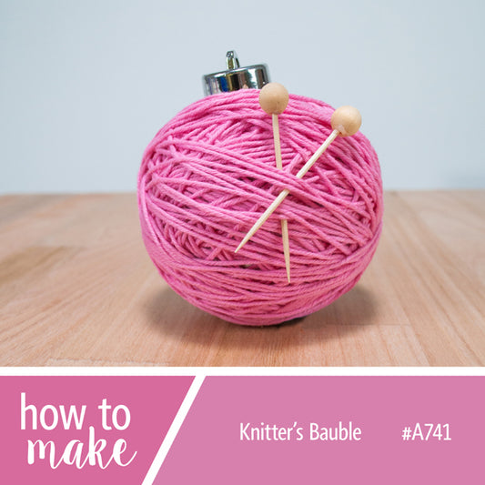 A741 Knitter’s Bauble