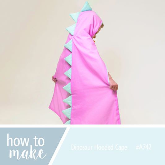 A742 Dinosaur Hooded Cape