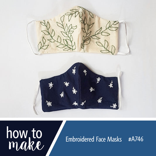 A746 Embroidered Face Mask