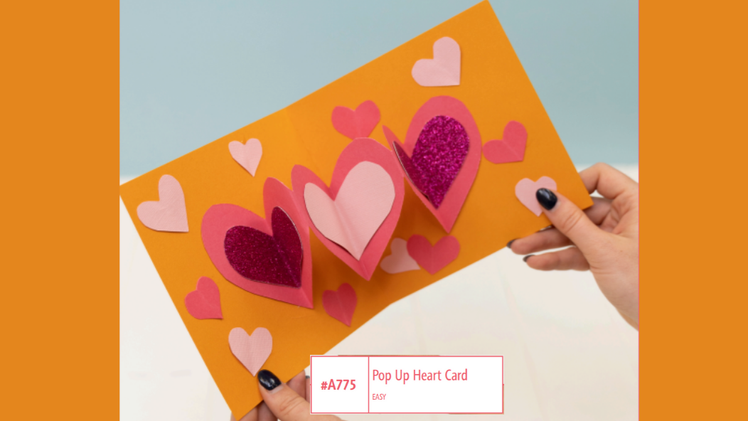 A775 Pop Up Heart Card