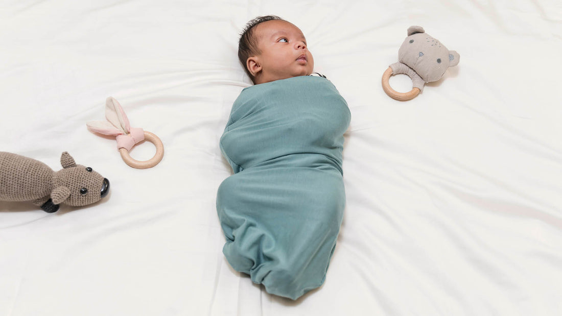 A781 Newborn Swaddle with Matching Headband