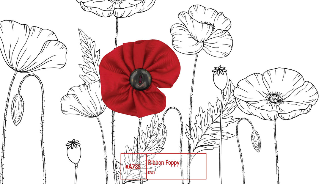 A785 Ribbon Poppy