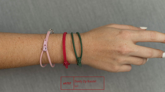 A787 Dainty Zipper Bracelet