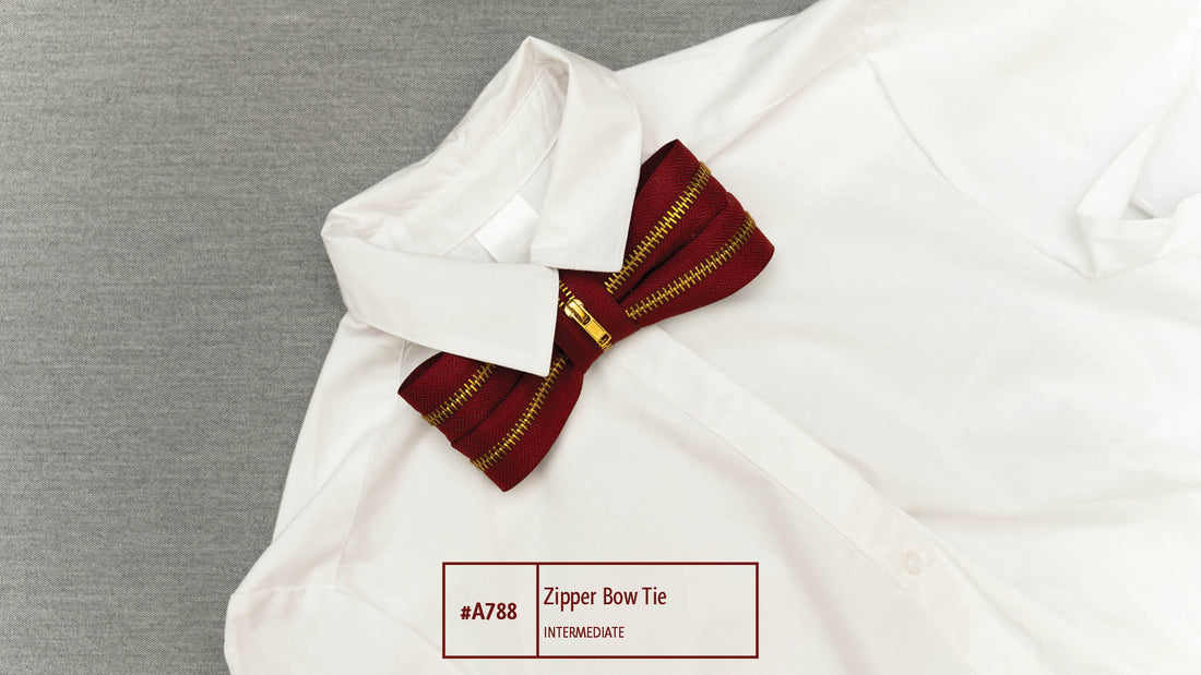 A788 Zipper Bow Tie