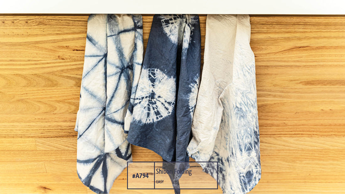 A794 Shibori Folding