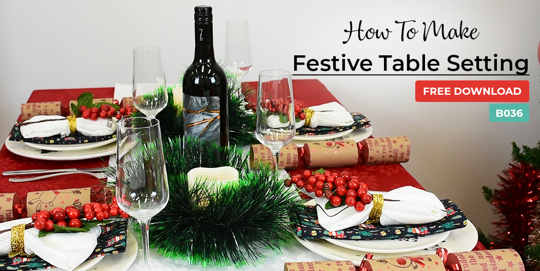 B036 Festive Table Setting