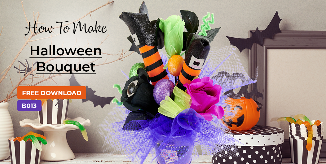 B018 Halloween Bouquet