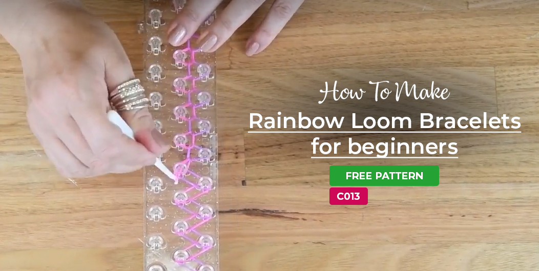 C012 Rainbow Loom Bracelets for Beginners