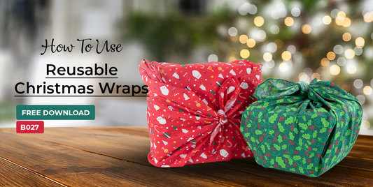 B027 Reusable Christmas Wraps