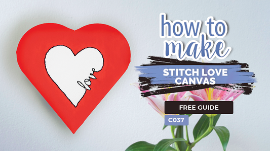 C037 Stitch Love Canvas