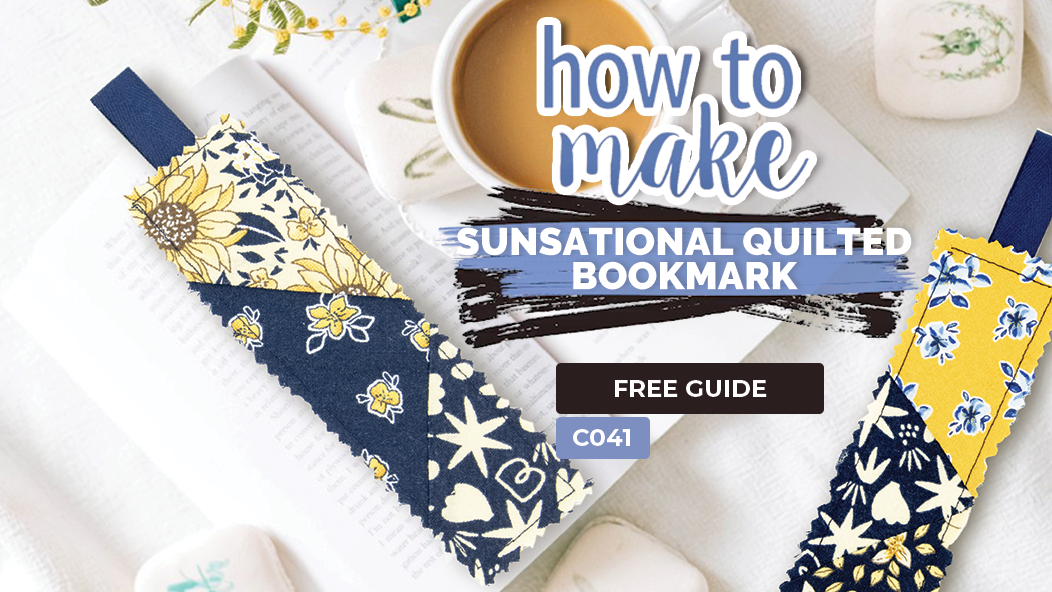 C041 Sunsational Quilted Bookmark