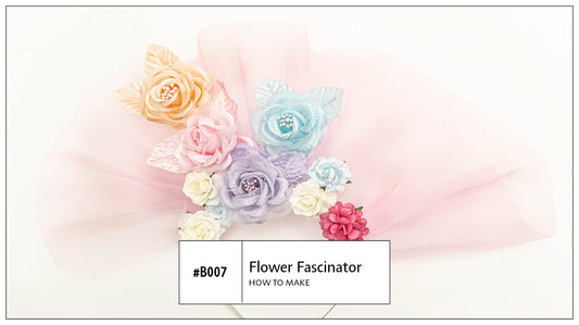 B007 Flower Fascinator