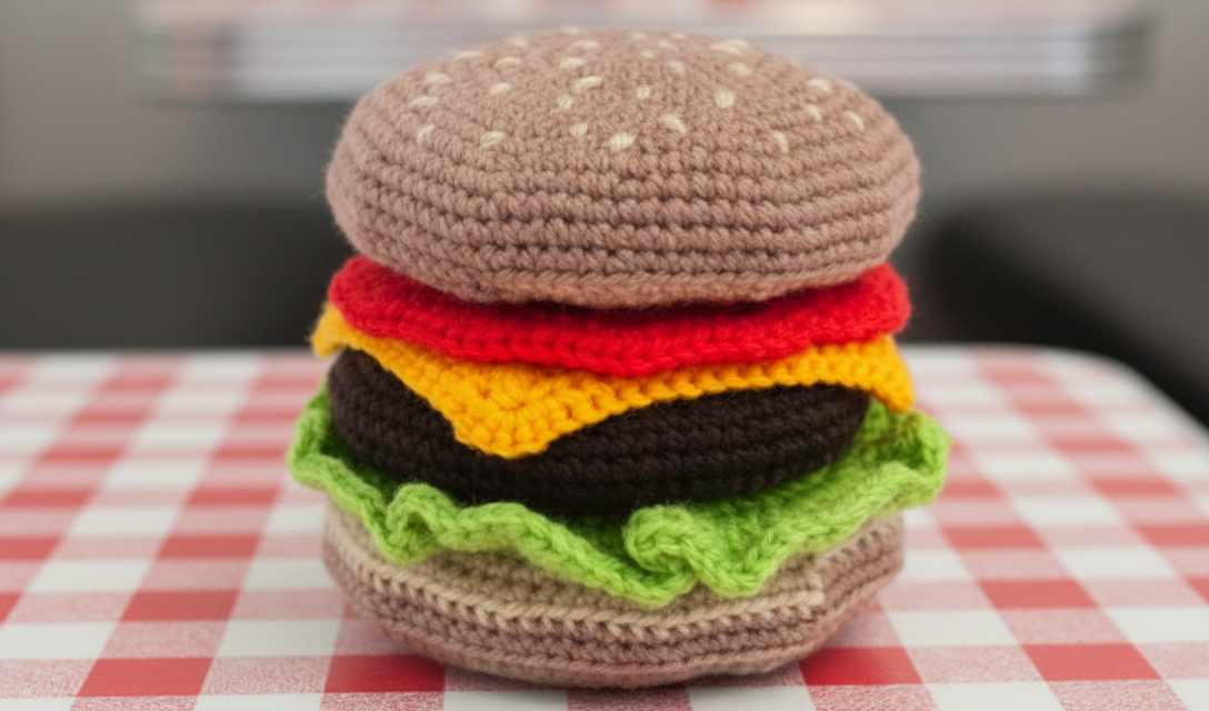 A529 Crochet Burger