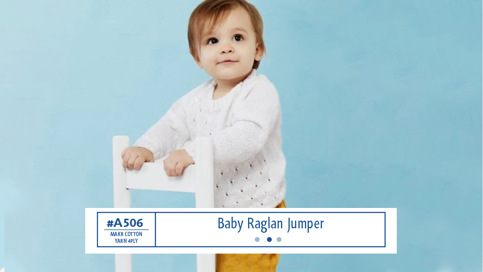 A506 Baby Raglan Jumper