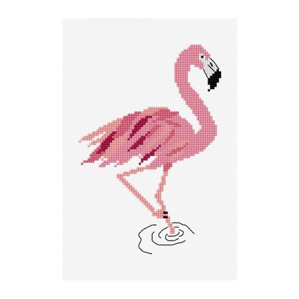 DMC Free Pattern, Flamingo