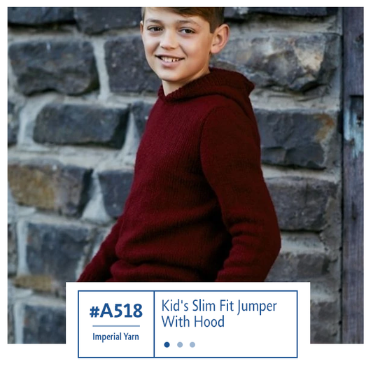 A518 Kids Slim Fit Jumper With Hood