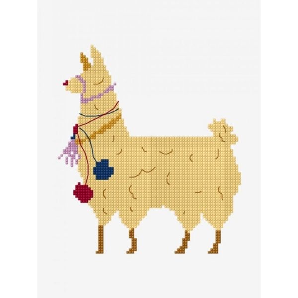 DMC Free Pattern, Llama