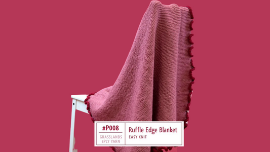 P008 Ruffle Edge Blanket