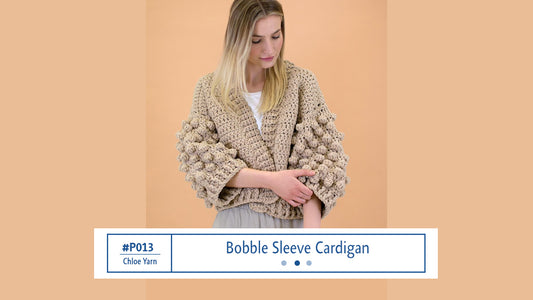 P013 Bobble Sleeve Cardigan