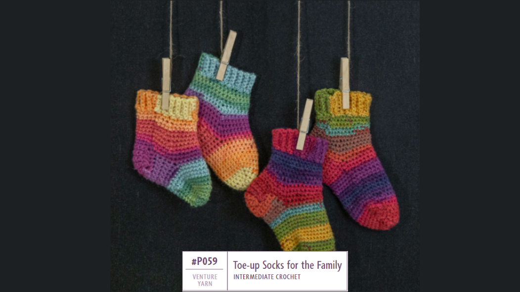 P059 Toe-up Socks for the Family