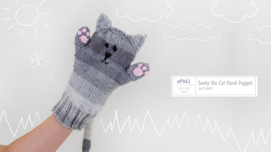 P061 Sooty the Cat Hand Puppet