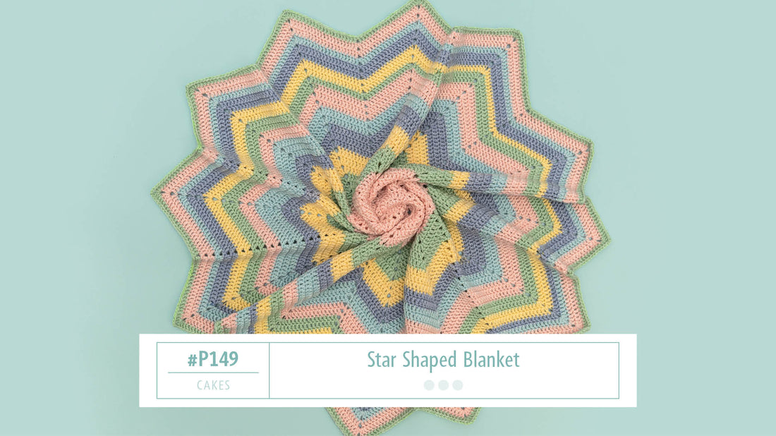 P149 Star Shaped Baby  Blanket