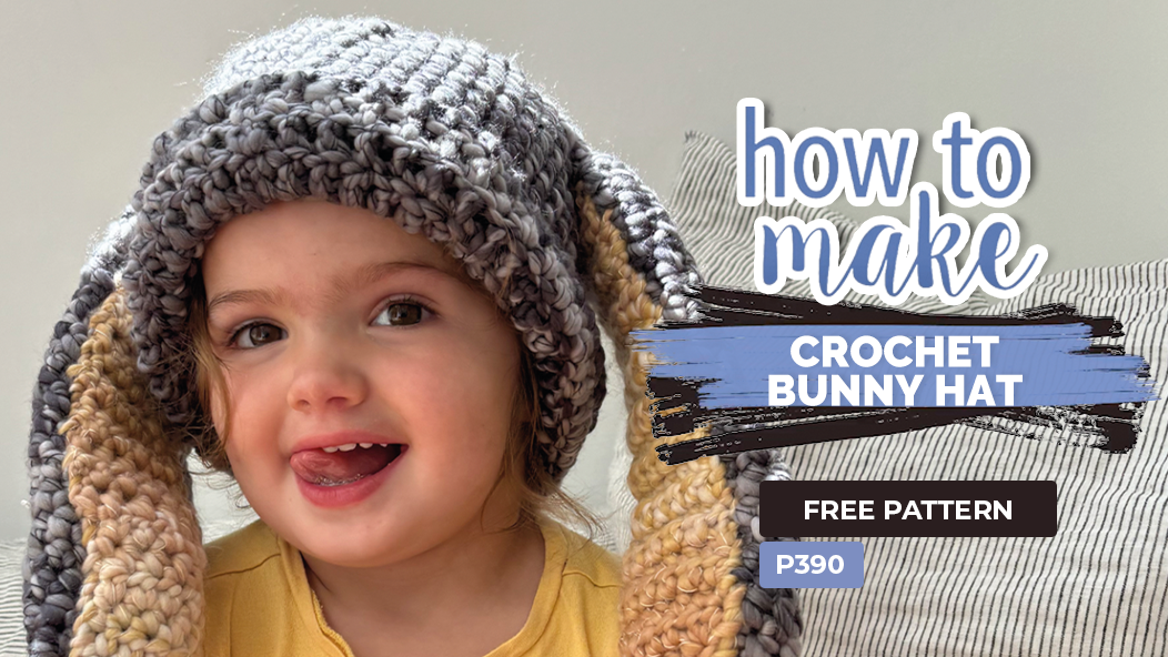 P390 Crochet Bunny Hat