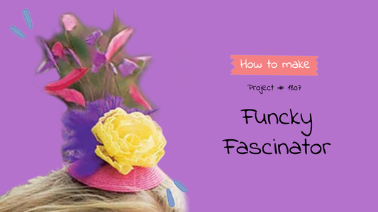 #1807 Funky Fascinator