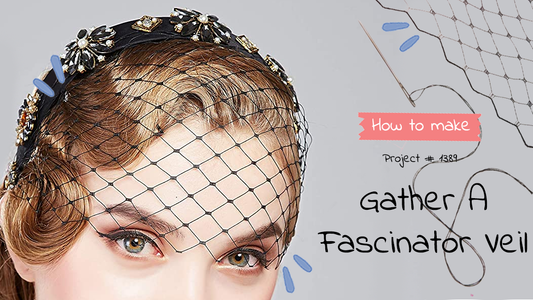 #1389 Gather A Fascinator Veil