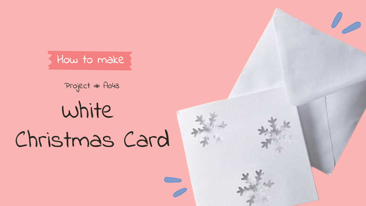 A043 White Christmas Card