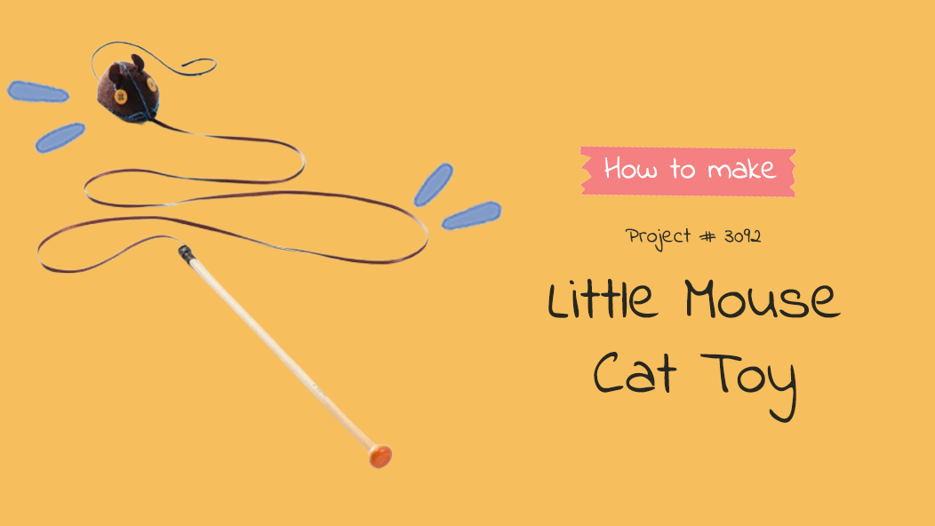 #3092 Little Mouse Cat Toy