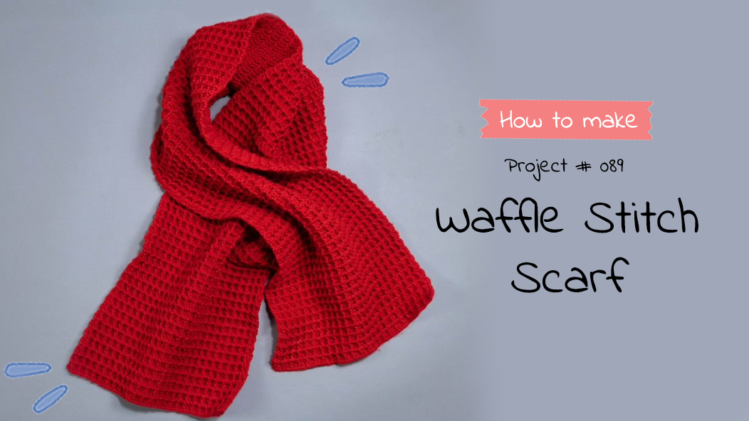 Waffle Stitch Scarf