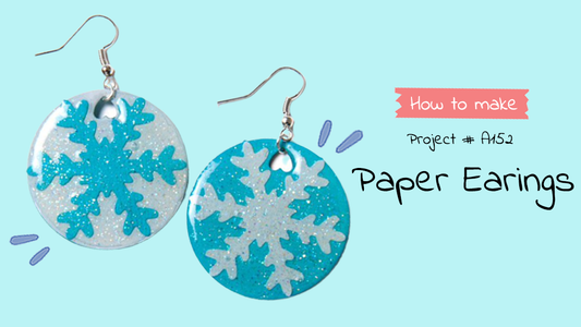 A152 Paper Earrings