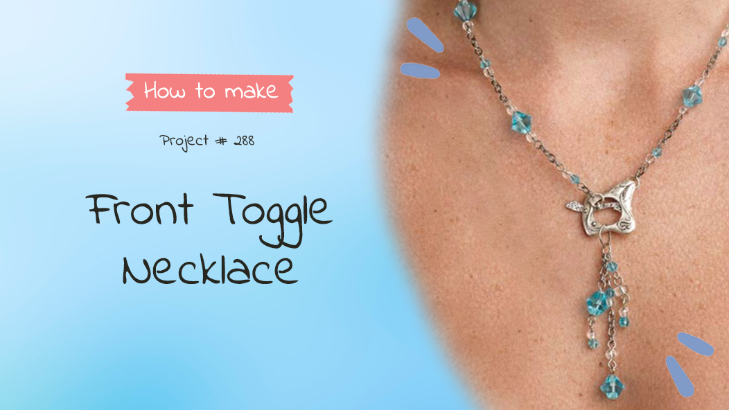 #288 Triple Strand Toggle Necklace