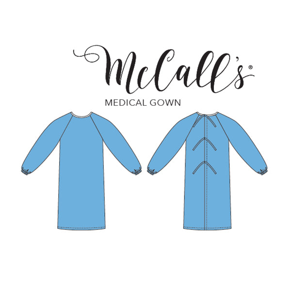 M8170 McCall's Medical Gown