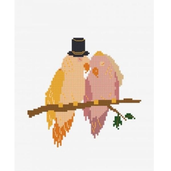 DMC Free Pattern, Love Birds