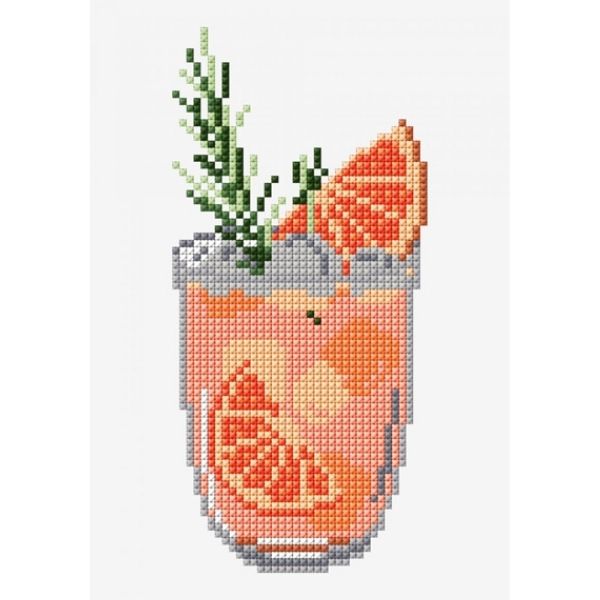 DMC Free Pattern, Grapefruit Spritz