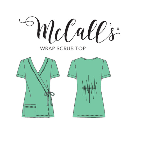 McCall's Wrap Scrub Top