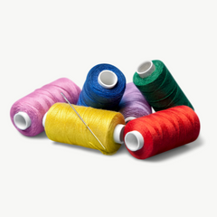 Polyester Overlocking Thread, White- 5000m – Lincraft