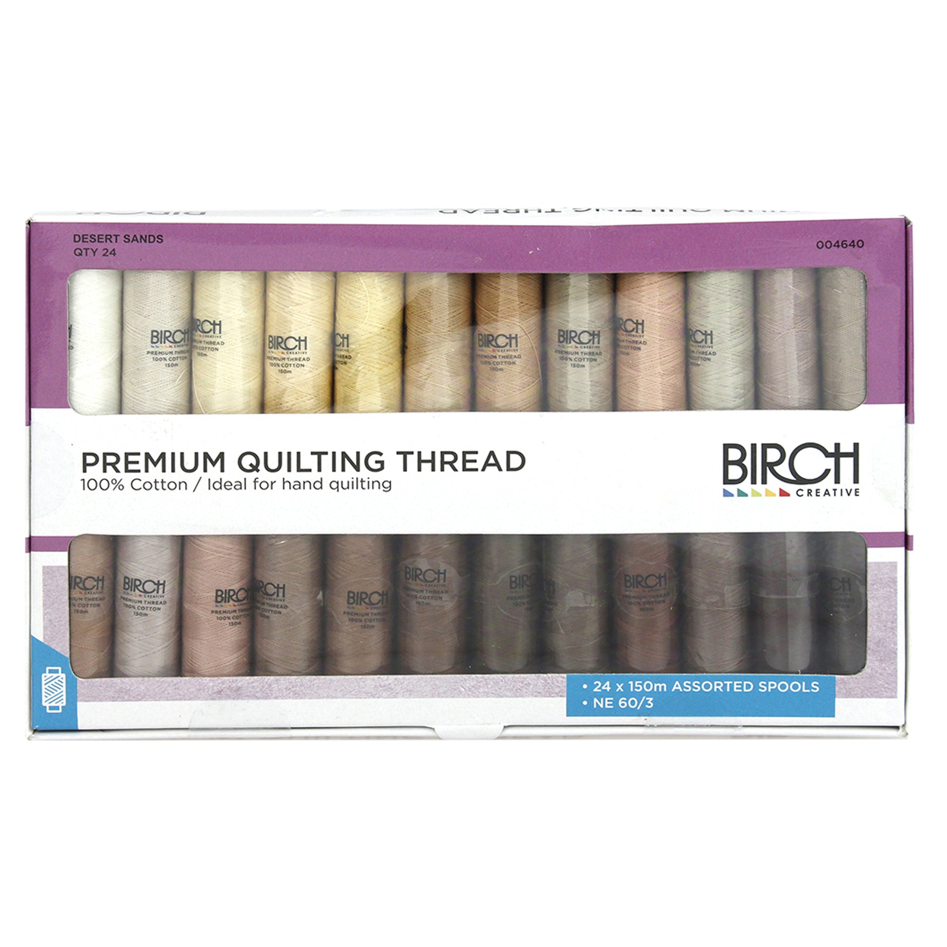 Birch Quilting Cotton Thread, Desert Sands- 150m