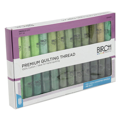 Birch Quilting Cotton Thread, Emerald City- 150m