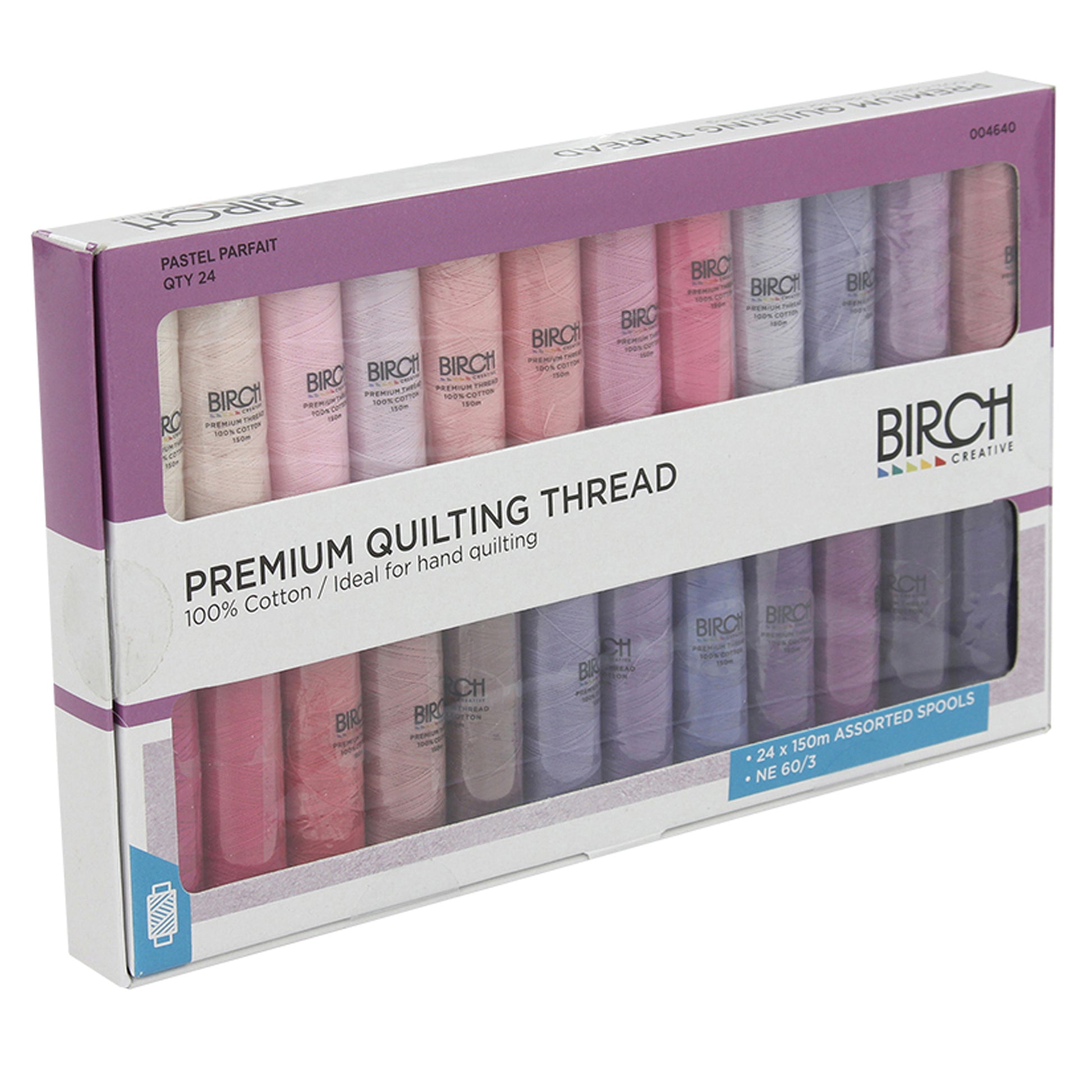 Birch Quilting Cotton Thread, Pastel Parfait- 150m